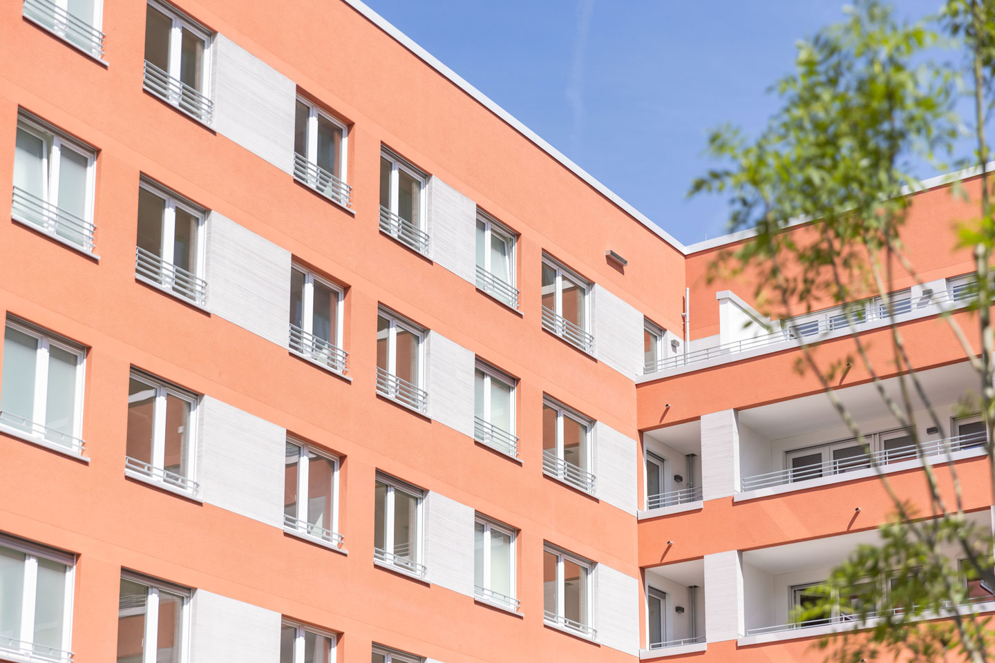 Lyoner Gärten Fassade